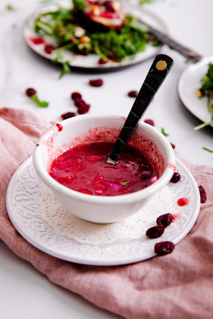 Rote Beete mit Cranberry-Dressing